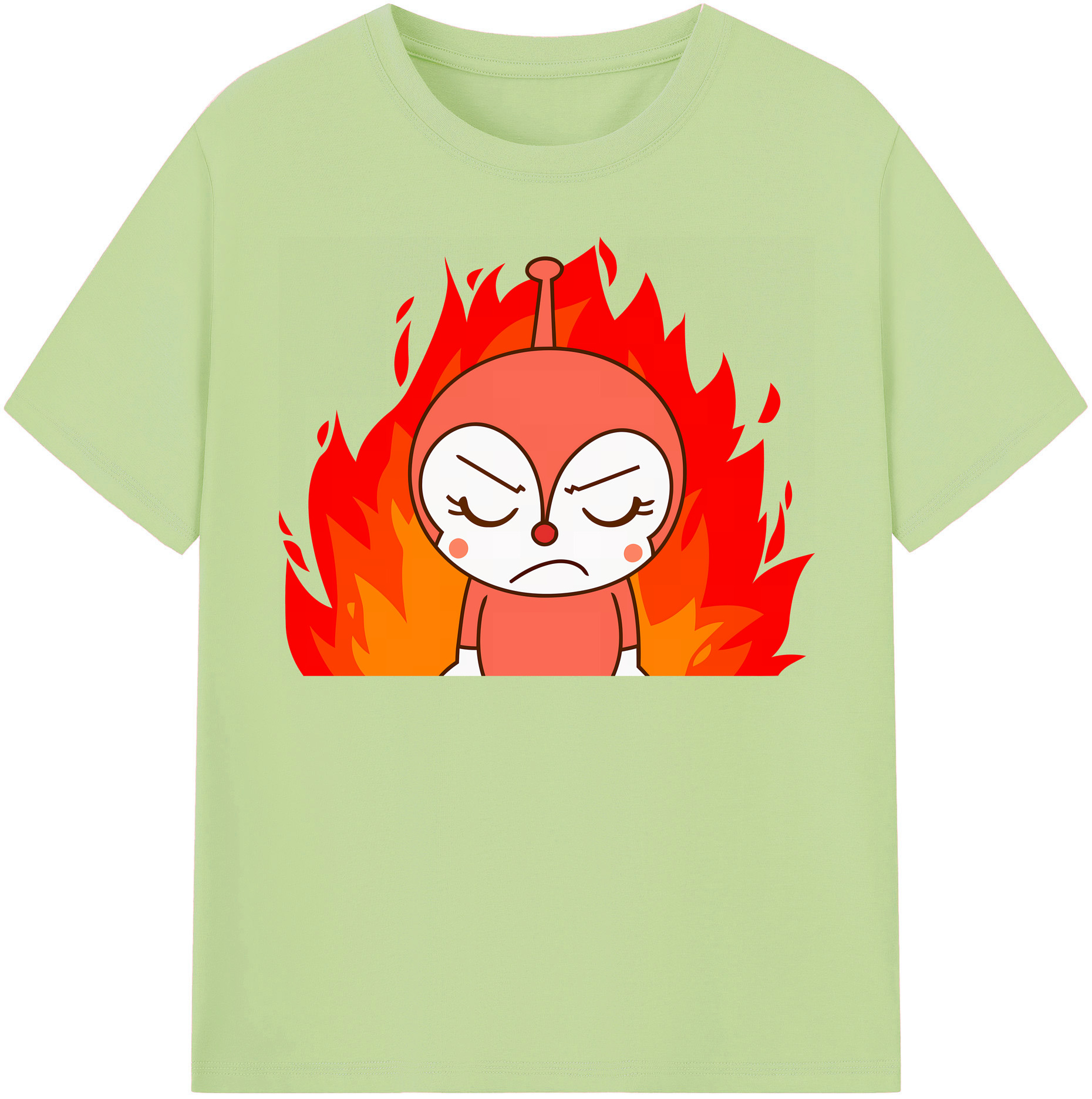 （画像用） アンパンマン Anpanman 綿100％半袖Tシャツ（フロントプリント）